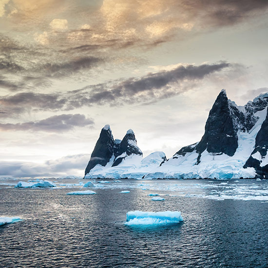 Antarktis - Meer und Eisberge