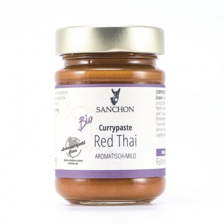 Red Thai Currypaste - Sanchon - Bio - 190g