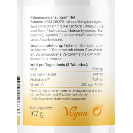 MSM mit Glucosamin und Phytodroitin™