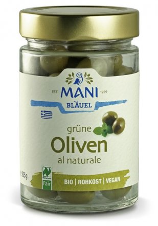 Grüne Oliven - al naturale