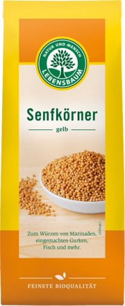 Gelbe Senfkörner in Bio-Qualität
