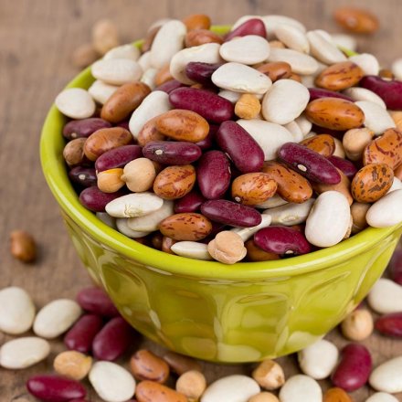 Bohnen-Mix Pinto,- Canellini-, Kidneybohnen - Biona - Bio - 400g