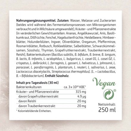 Darmfloraaufbau light – Ein-Monats-Kur