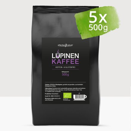 5 x Lupinenkaffee - Bio - 500g