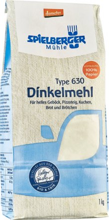 Dinkelmehl Type 630 demeter - Spielberger - Bio - 1000g