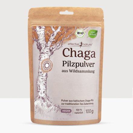 Chaga Pilzpulver - Bio - 100g