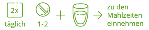 Verzehrempfehlung MSM Tabletten