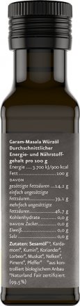 Garam Masala Würzöl mit 8 Gewürzen
