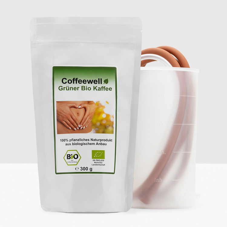 Einlauf und grüner Kaffee Extrakt Einlauf und grüner Kaffee Extrakt