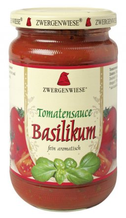 Vegane Tomatensauce mit Basilikum