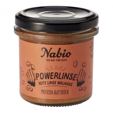Protein-Aufstrich Rote Linse Walnuss Dattel - Nabio - Bio - 140g