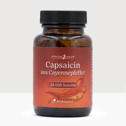 Capsaicin Capsules from Cayenne Pepper