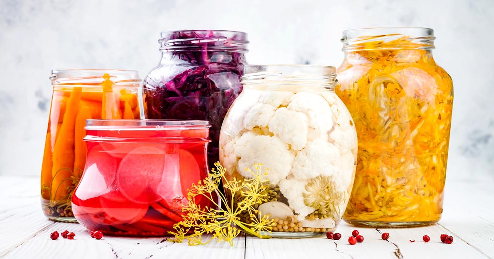 Fermentiertes Gemüse Fermentiertes Gemüse