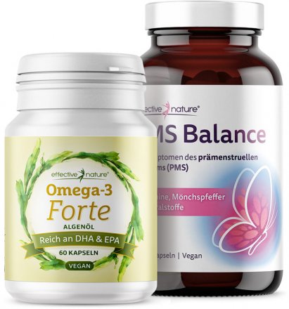 PMS Balance und Omega-3 Forte EPA &amp; DHA