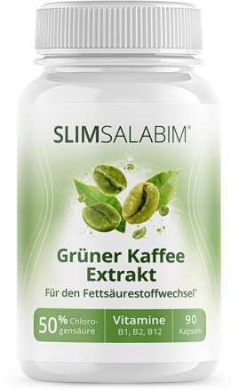 Grüner Kaffeebohnen Extrakt Kapseln Slimsalabim – 90 Stk.