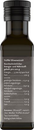 Trüffel-Olivenwürzöl aus weissem Bio-Trüffel