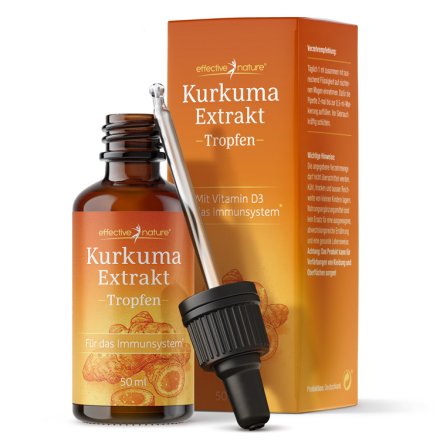 Kurkuma Extrakt + Vitamin D3 - 50 ml
