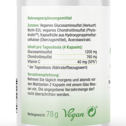 Veganes Chondroitin & Glucosamin