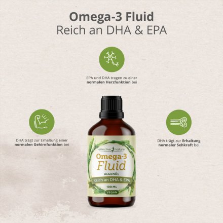 Omega-3 EPA & DHA aus Algenöl