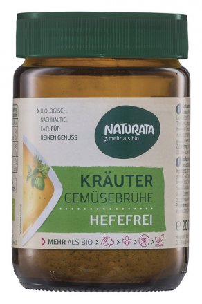 Kräuter Gemüsebrühe hefefrei - Bio - Naturata - 200g