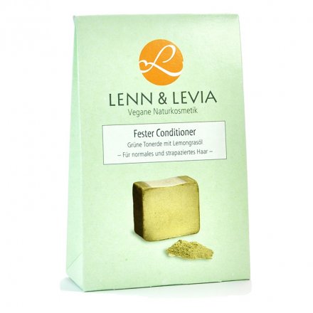 Fester Conditioner Grüne Tonerde mit Lemongrasöl - 80g