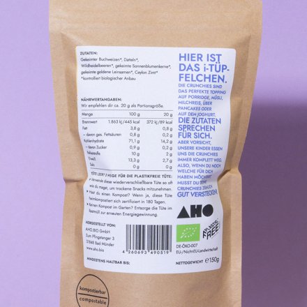 AHO Sprossen Crunchies - Bio - 150g