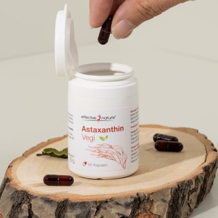 Natürliches Astaxanthin - vegetarisch