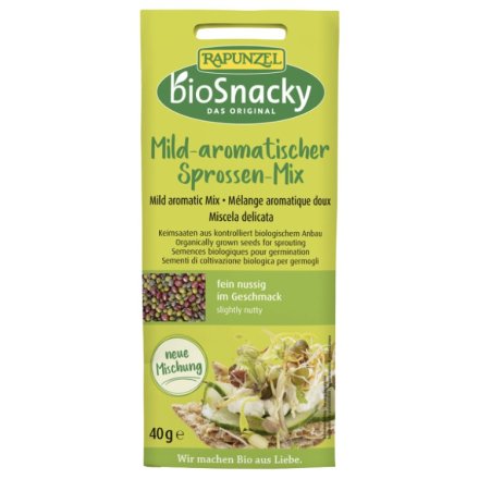 Mild-aromatischer Sprossen-Mix bioSnacky - Bio - 40g