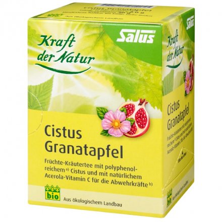 Kräutertee mit Cistus und Granatapfel
