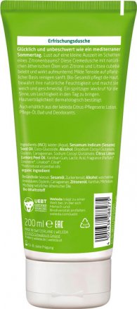 Citrus-Erfrischungsdusche für einen frischen Start in den Tag