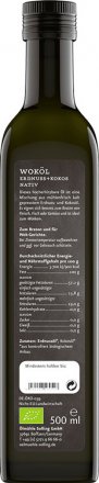 Natives Woköl zum Braten und Frittieren