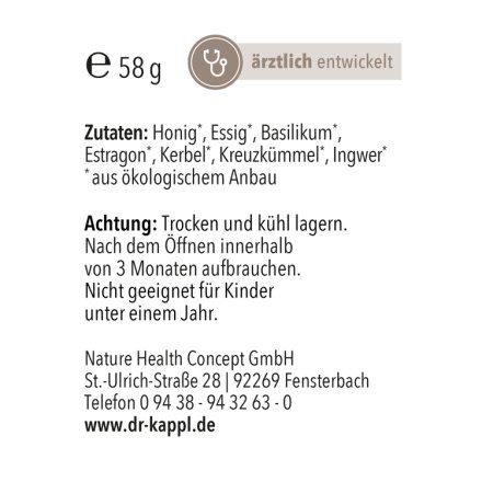 Oxymel Guten Appetit Tropfen - Bio - 58g