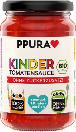 Kinder Tomatensauce - 100% Bio-Qualität