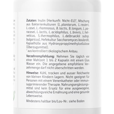 Darmfloraaufbau light – Ein-Monats-Kur