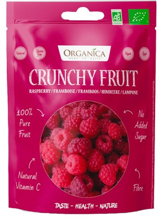 Crunchy Fruit Himbeeren gefriergetrocknet - Organica - Bio