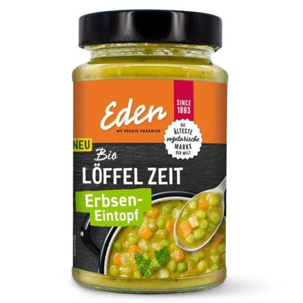 Löffel Zeit Erbsen Eintopf - Bio - 400g - Eden