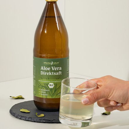 Aloe Vera Direct Juice - Organic - 1 Liter