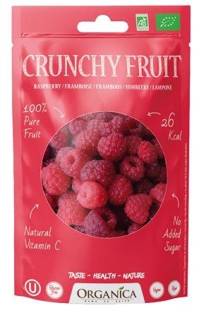 Crunchy Fruit Himbeeren gefriergetrocknet - Organica - Bio