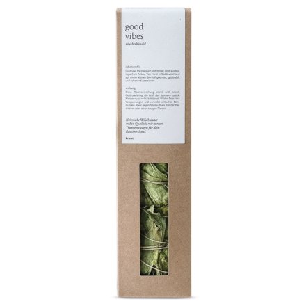Kruut Wildkräuter-Räucherbündel Good Vibes - Bio - 74g