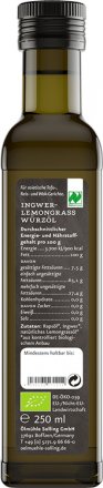 Ingwer-Lemongras Würzöl auf Rapsöl-Basis