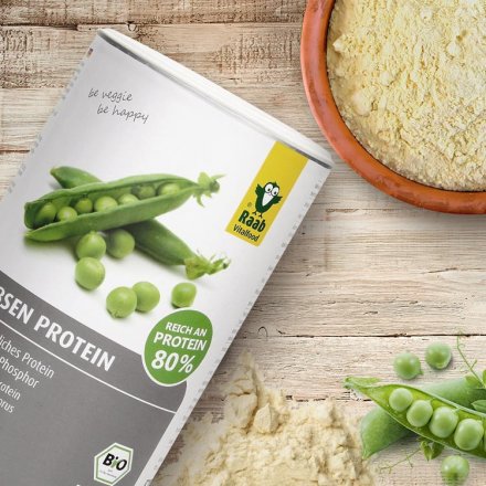 Bio Erbsenprotein Pulver 300g mit Eisen und Phosphor