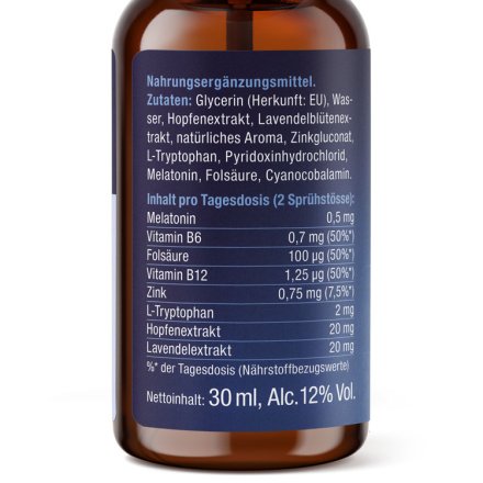 Melatonin spray with B vitamins & plant extract - 30ml