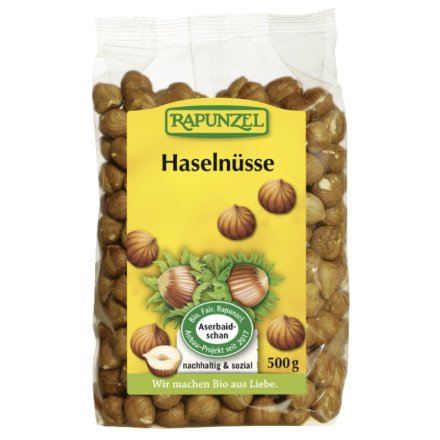 Haselnüsse ganz - Bio - 500g