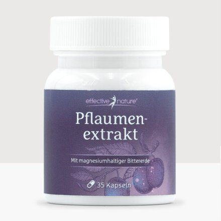 Pflaumenextrakt mit Bittererde