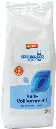 Reis-Vollkornmehl demeter - Spielberger - Bio - 500g