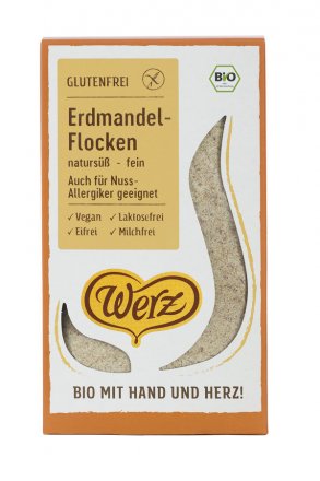 Glutenfreie Erdmandel-Flocken - in Bio-Qualität