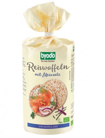 Reiswaffeln mit Meersalz - Bio - Byodo - 100g