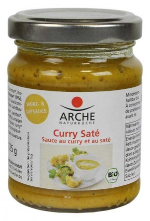 Curry-Saté Würz- und Dipsauce - Arche - Bio - 125g