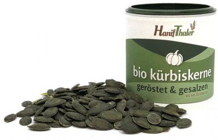 Kürbiskerne geröstet und gesalzen - Bio - 100g