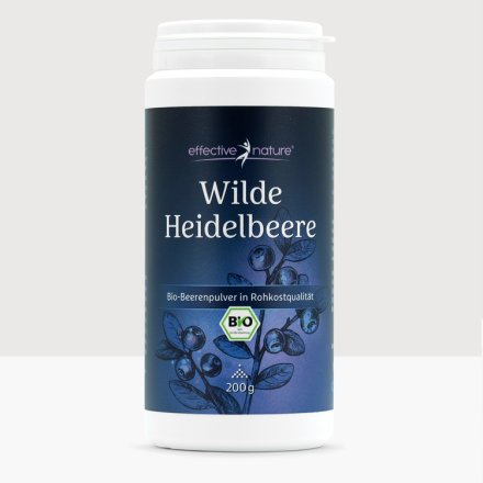 Wilde Heidelbeere - Fruchtpulver in Rohkostqualiät